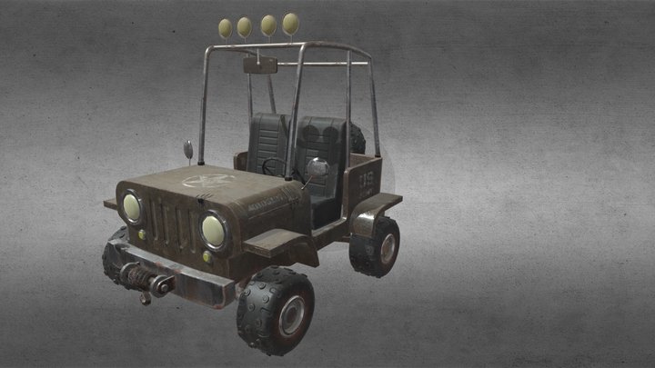 Willys car 3D Model