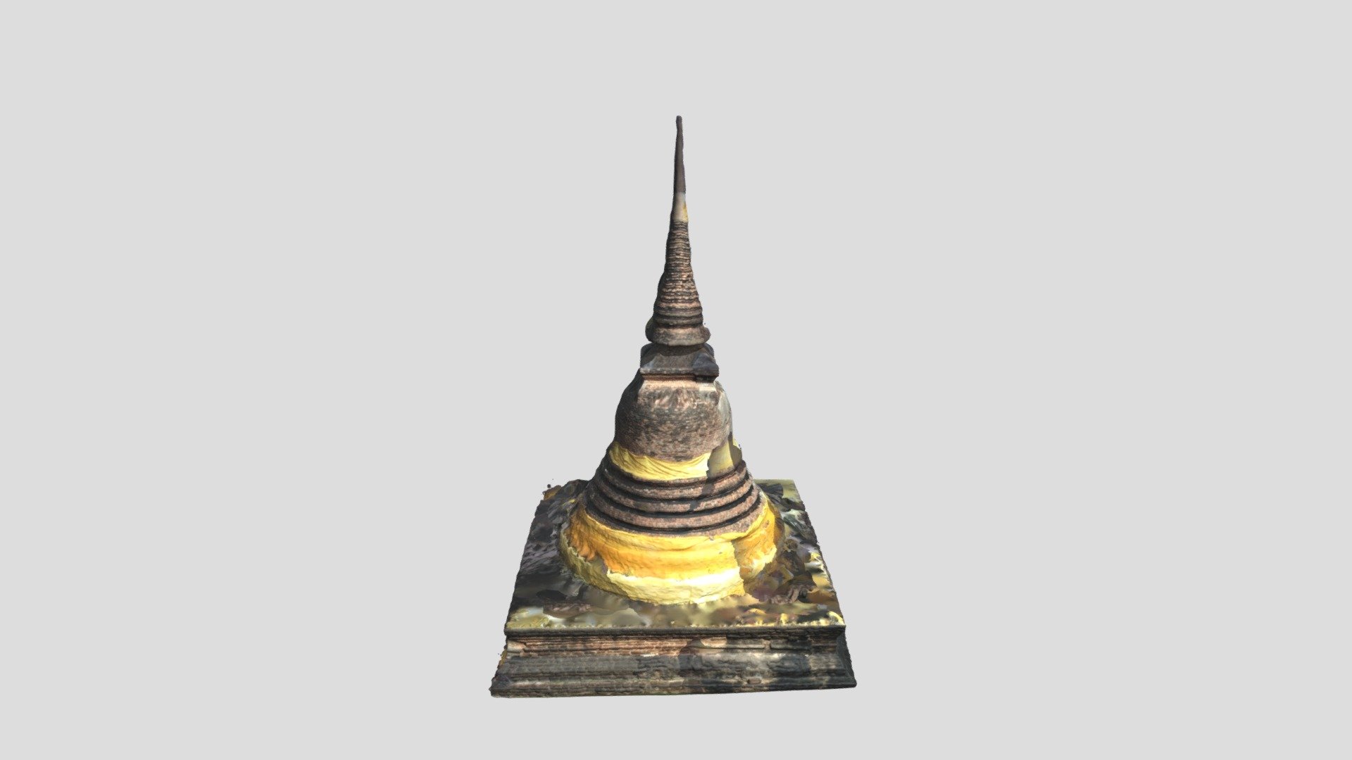 เจดีย์ทรงระฆังกลม วัดตระพังทอง สุโขทัย