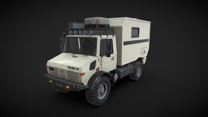 Unimog Atlas 4x4 U1300L 3D Model