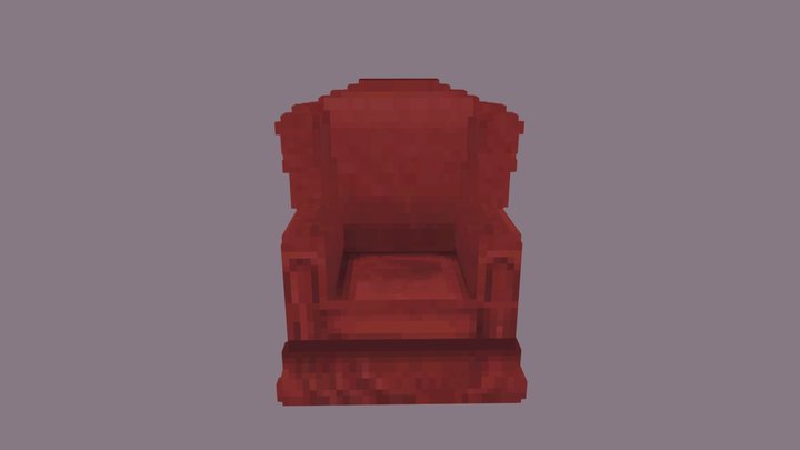 Red Chair 3D Model