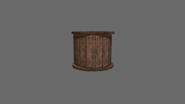 Mesa de Madeira 3D Model