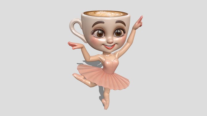 Ballerina_ Capuccino 3D Model