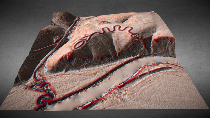 Great Serpent Mound 3D Model