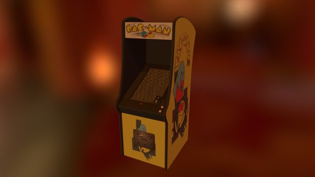 Pac-Man Console 3D Model