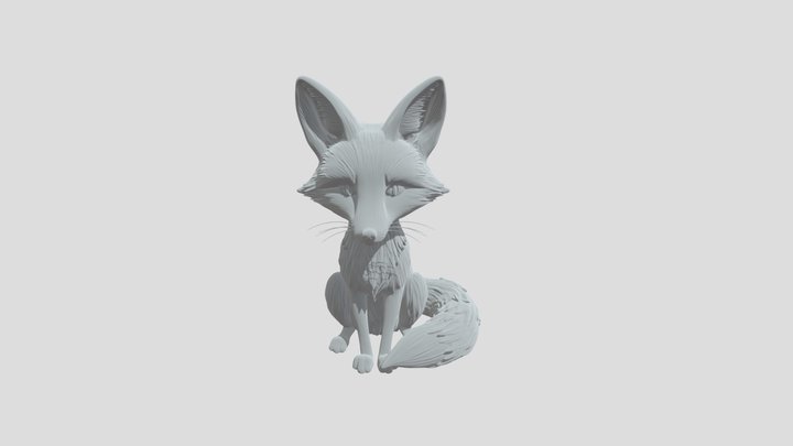 fox cub 3D Model