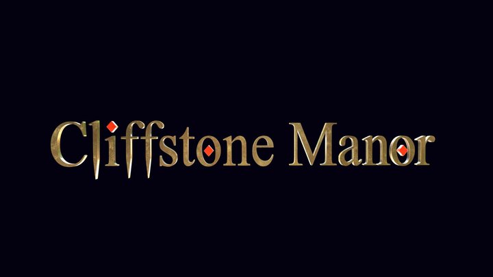 Cliffstone Manor Title Model 3D Model