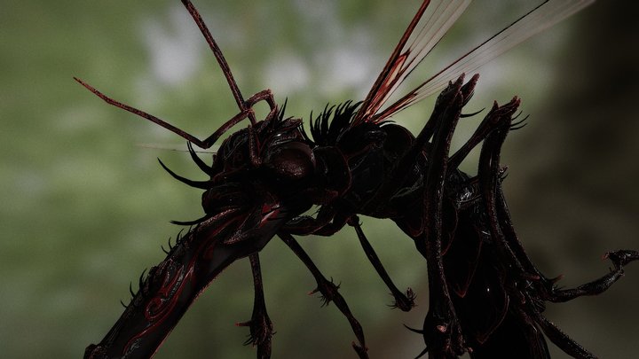 Mosquito Monster 3D Model