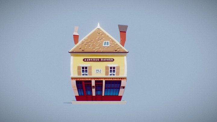 Auberge Ravoux 3D Model