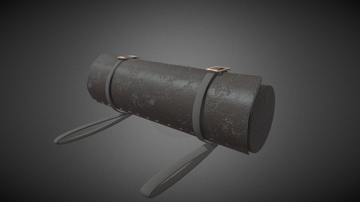 Leather Travel Case 3D Model