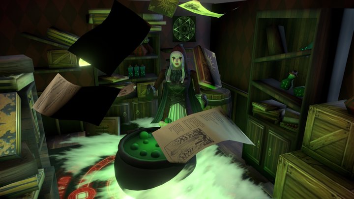 witch 3D Model
