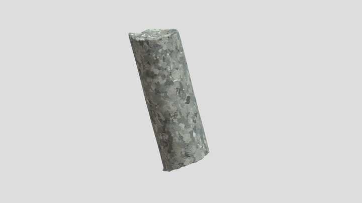 Rock Core 3D Model Demo 5 (1-3 Combined) 3D Model