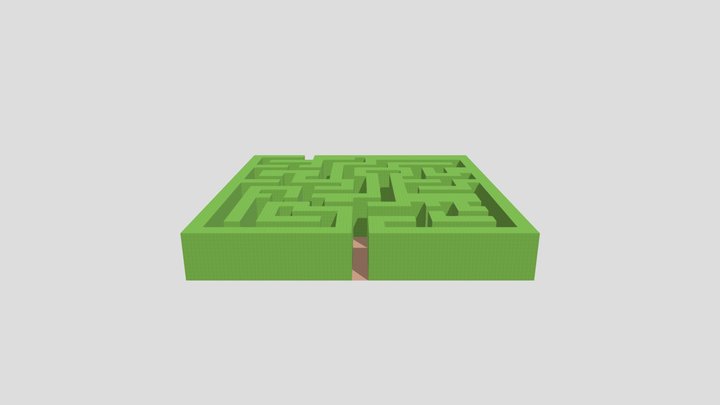 3D haze maze tommy gun 3D Model