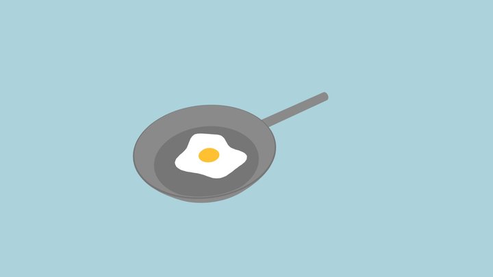 Flipping The Egg 3D Model