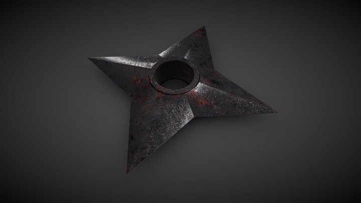 Shuriken (Ninja Star) 3D Model