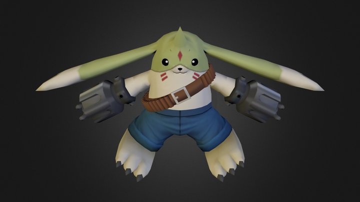 Digimon Masters free VR / AR / low-poly 3D model