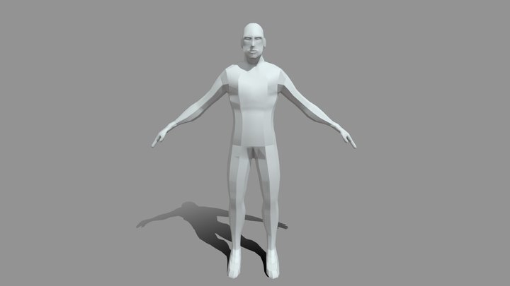 Human Base Mesh 3D Model