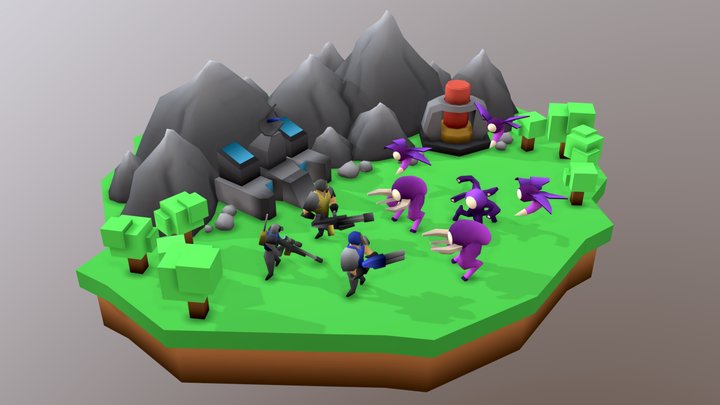 BattleBlocks - LD42 3D Model