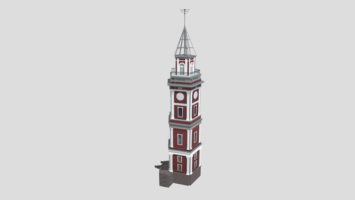 City Duma Tower 3D Model