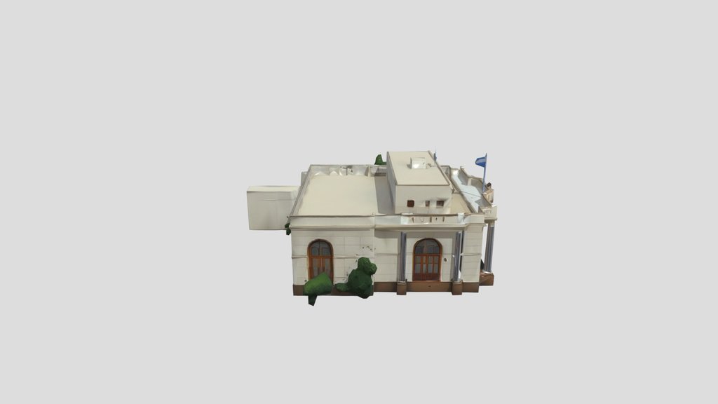Neoclassical Building 3d Model