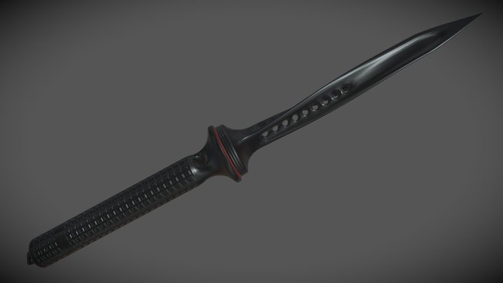 Jagdkommando Knife 3D Model