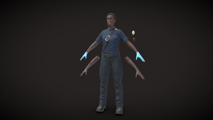 Paramedic 3D Model