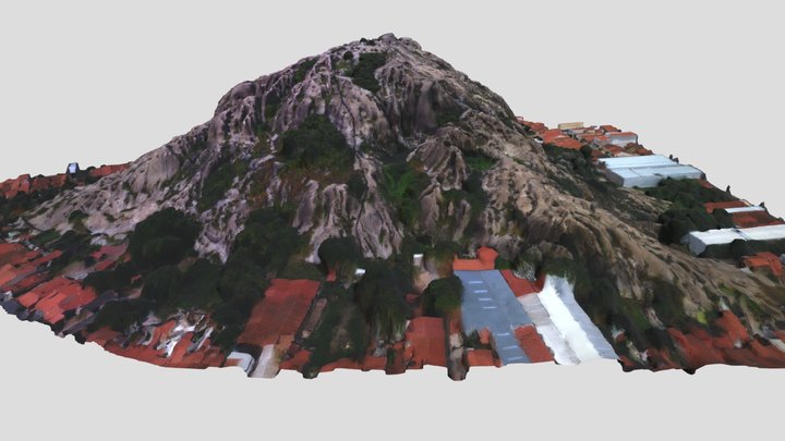 Pedra do Cruzeiro - Quixadá, Ceará, Brasil 3D Model