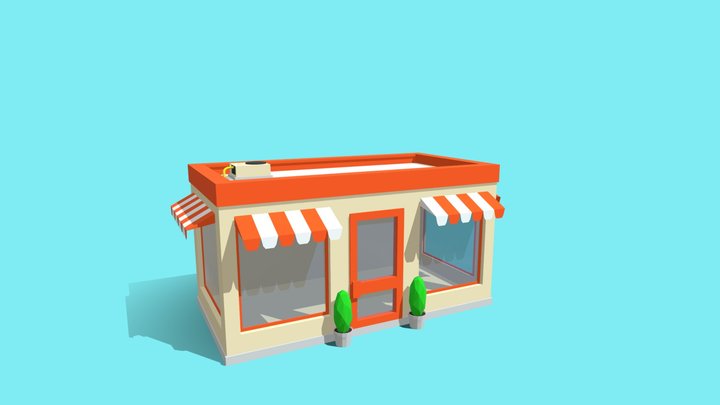 Casa Arancione 3D Model