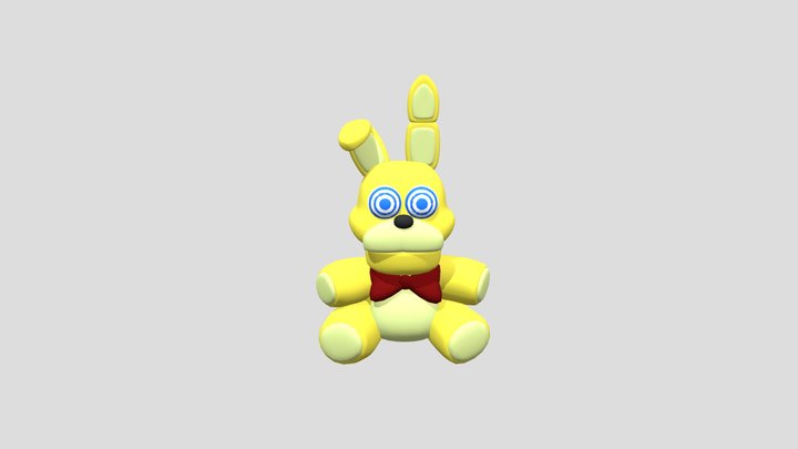spring bonnie bonnie-plush 3D Model