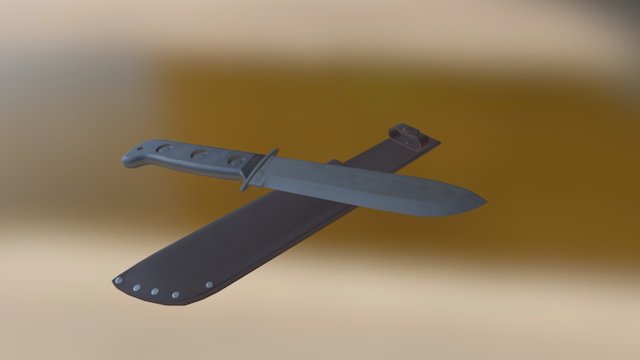 Klaver Arne Melee Weapon 3D Model