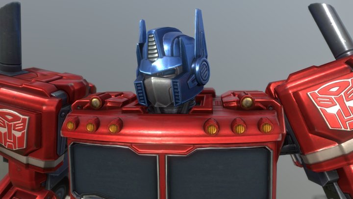 Optimus Prime Geb - SMITE 3D Model