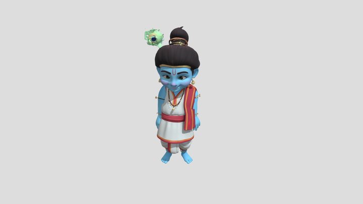KANHAJI DANCING 3D Model