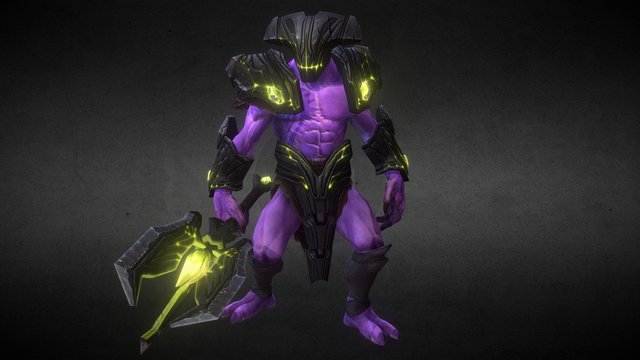 The Primal Dreadnought - Custom Set for Dota 2 3D Model