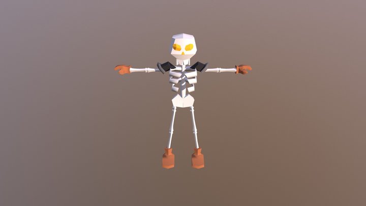 Skull Warrior 3D Model