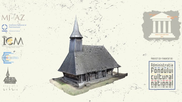 Biserica de lemn din Hida 3D Model