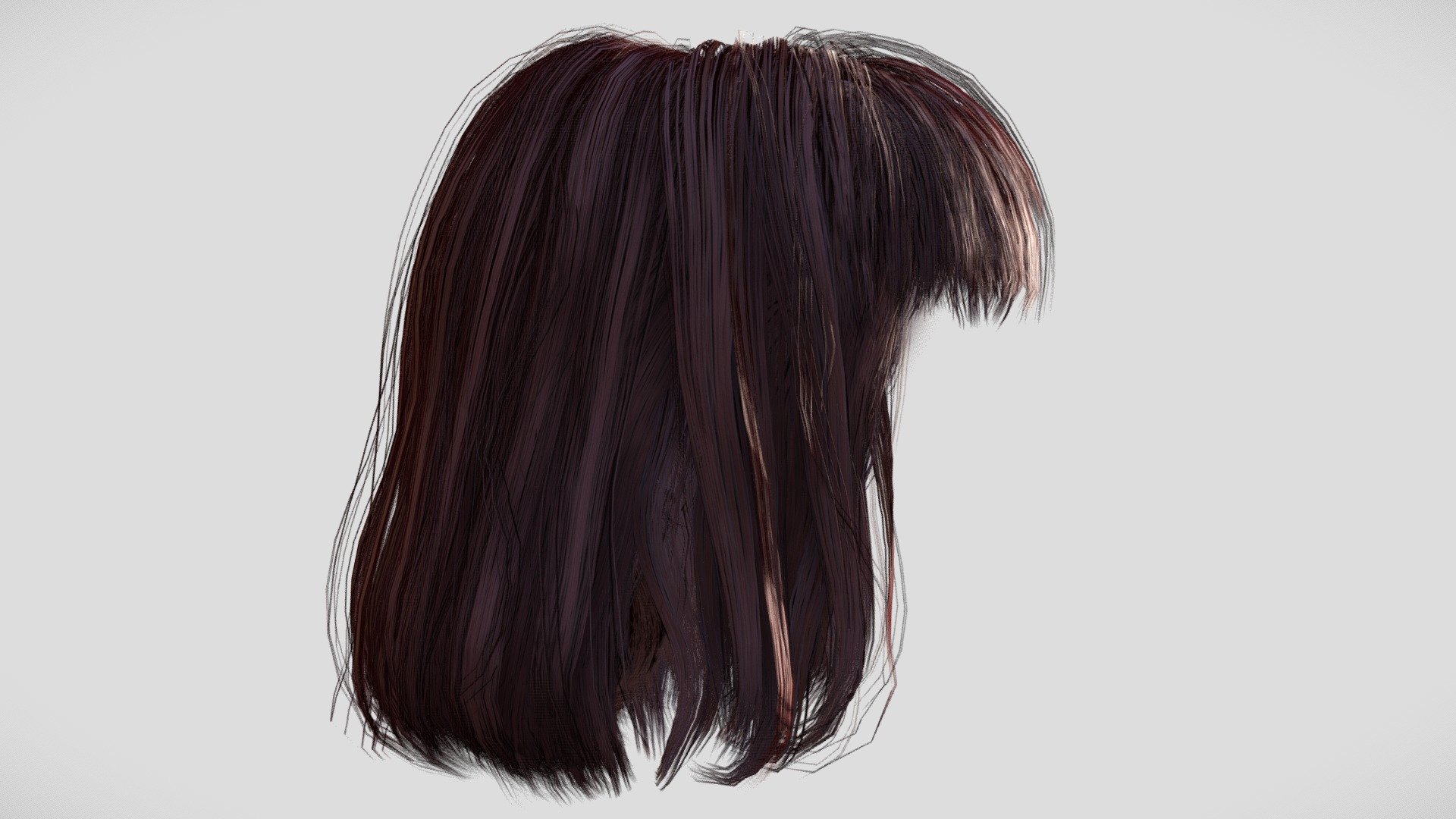 Female Hair - 006 - Buy Royalty Free 3D model by Scanlab Photogrammetry ...