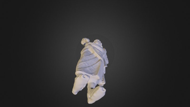Roman Asclepius - digitally restored - mediumres 3D Model
