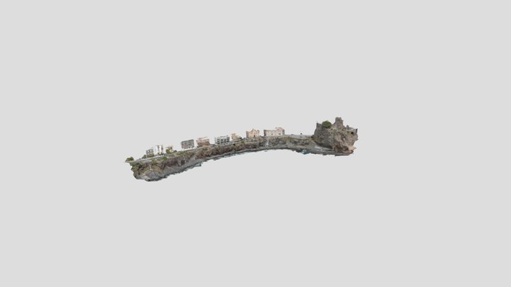 Lungomare Aci Castello - Modello speditivo 3D Model