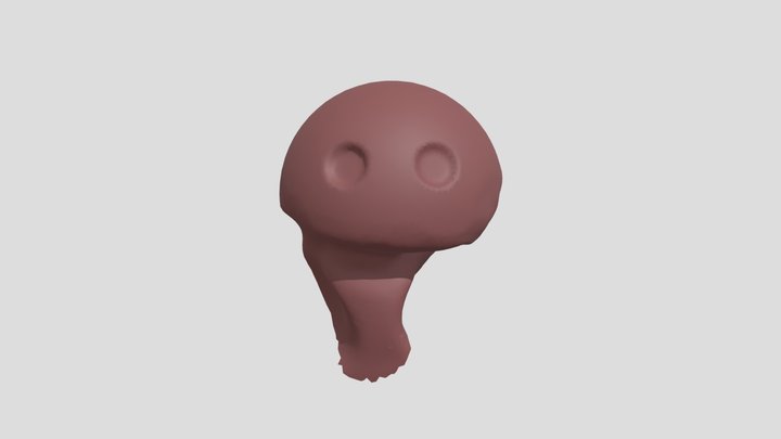 curvy mushroom 3D Model