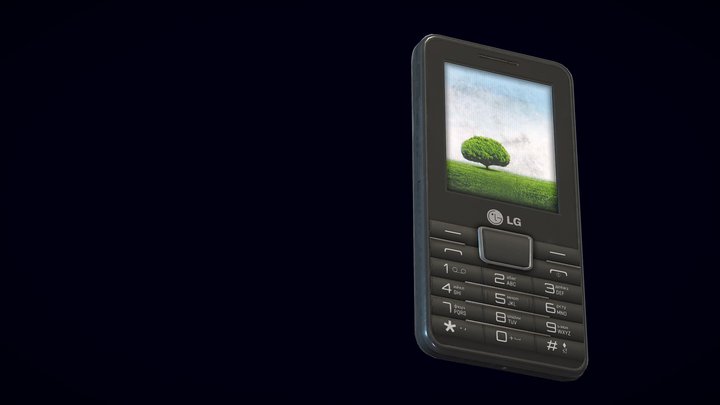 My old Cellphone (LG-A399) 3D Model
