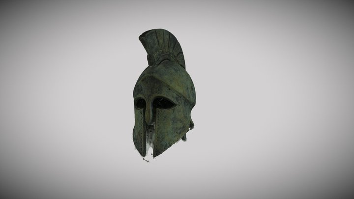 Casque Grec Corinthien 3D Model