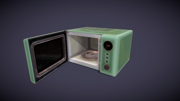 00_Microwave 3D Model