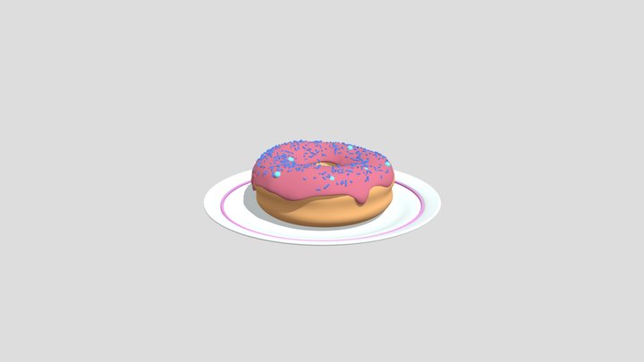 Donut 3D Model