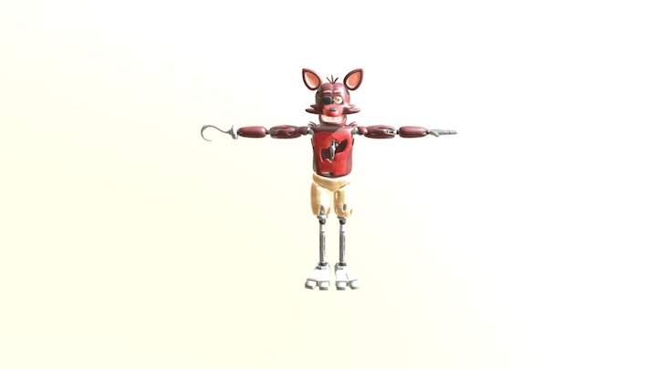 Foxy 3D Model