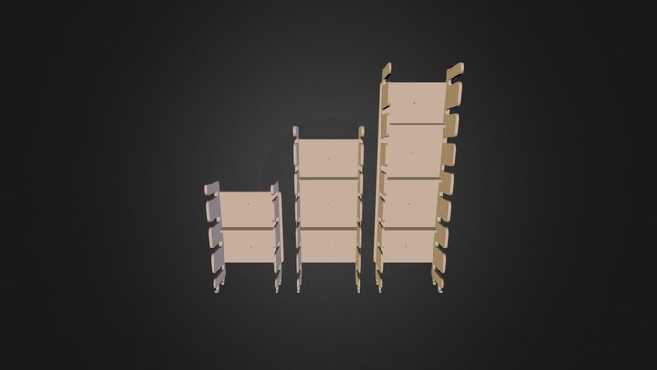 Soto Board Rack 3D Model