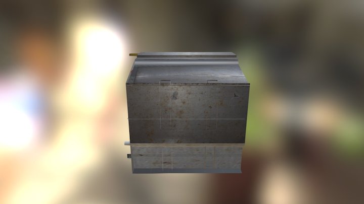 3D Scene :: Old Factory 3D Model