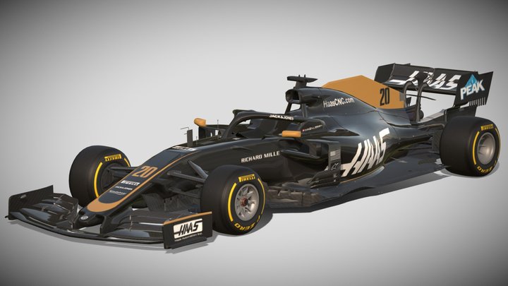 2019 Haas VF-19 – Modelo 3D gratuito STL