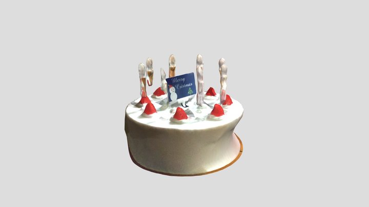 ケーキ 3D Model