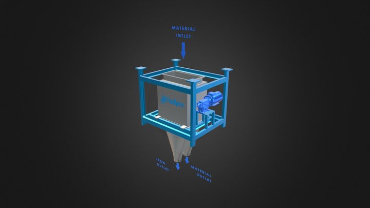MAGNETIC GRAIN SEPARATOR 3D Model