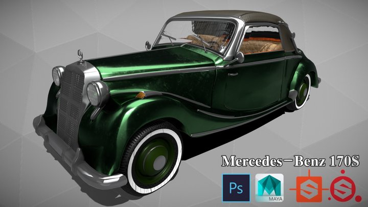 mercedes benz 170s (Free Model ) 3D Model