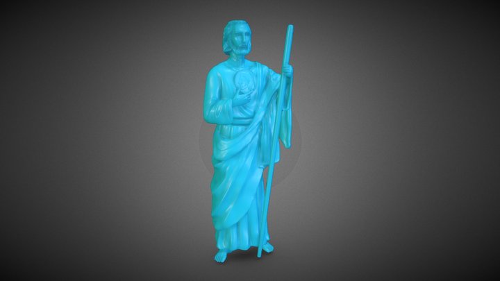 Saint Jude 3d Printable 3D Model